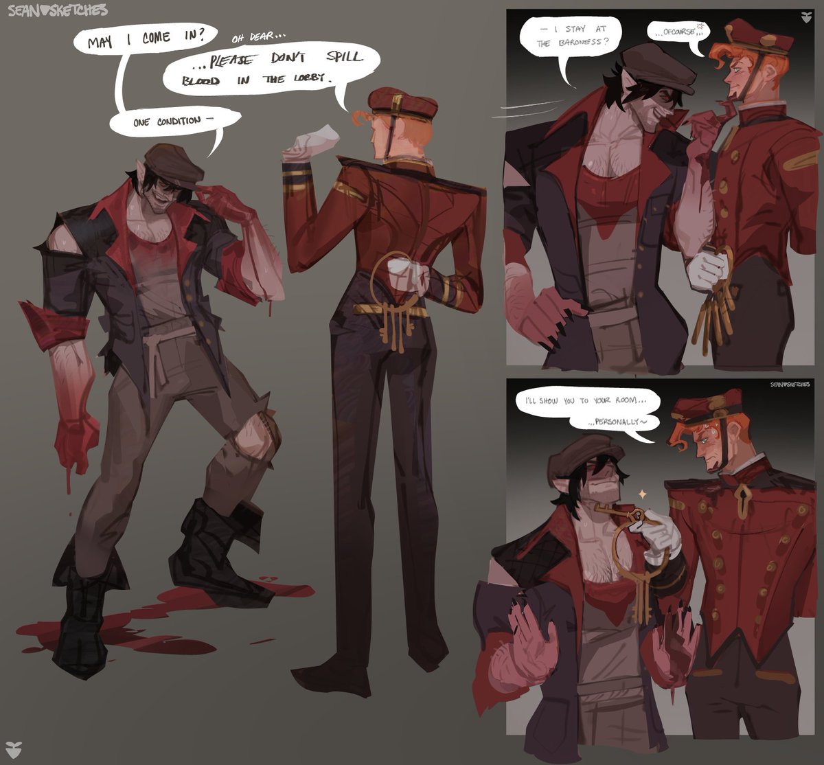 Blood in the lobby, I love deadlock