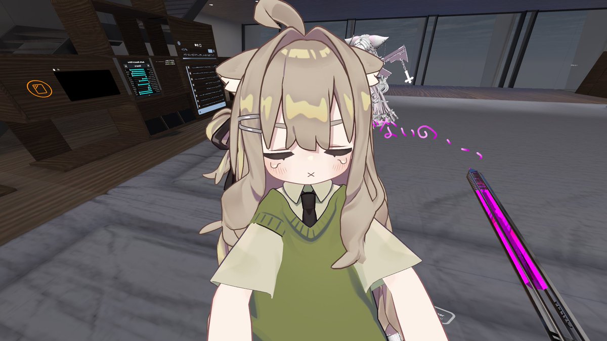 胸が捲れるギミックが無いことに悲しむキプ。