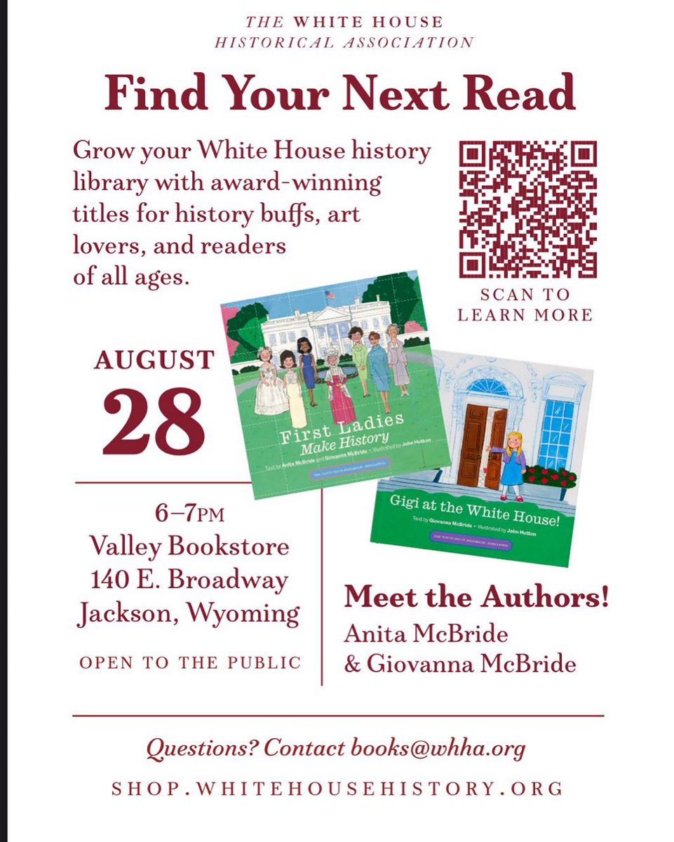 Looking forward to our book signing at the Valley Bookstore in Jackson Hole on Thursday August 28th from 6pm to 7pm!
