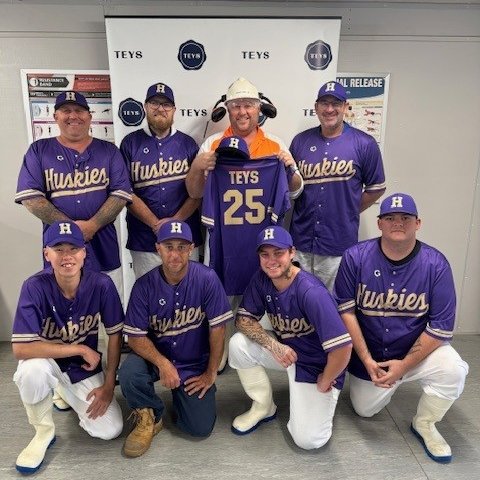 ⚾️ Teys Tamworth x Huskies Baseball Club – A Home Run for Community! 💙 #TeamTeys #HuskiesBaseball