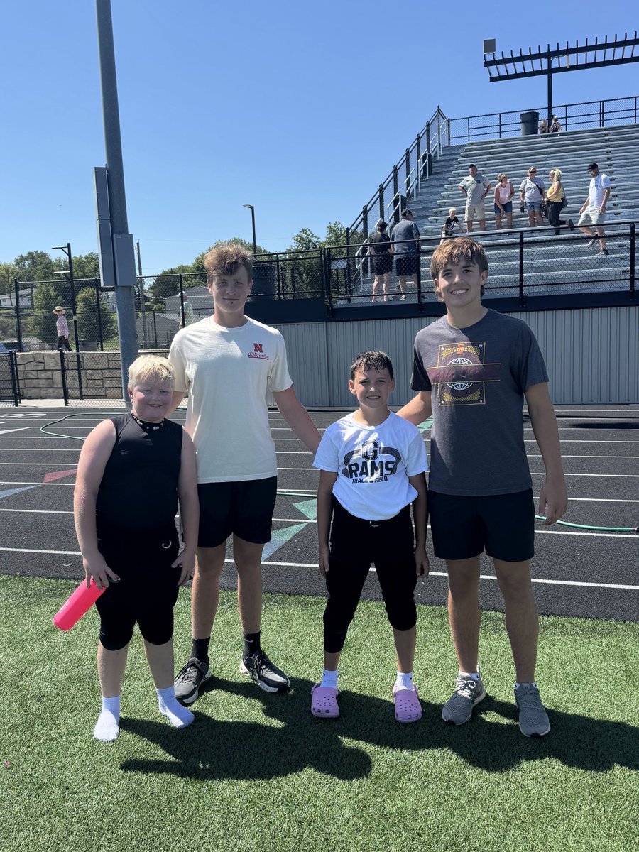 Thanks Ben C. and Korbin P. for your support for our youth football players.  Your positive impact is greatly appreciated <a href="/GCHSFB/">Coach Faust</a> <a href="/GlenwoodRams/">Glenwood Rams</a>