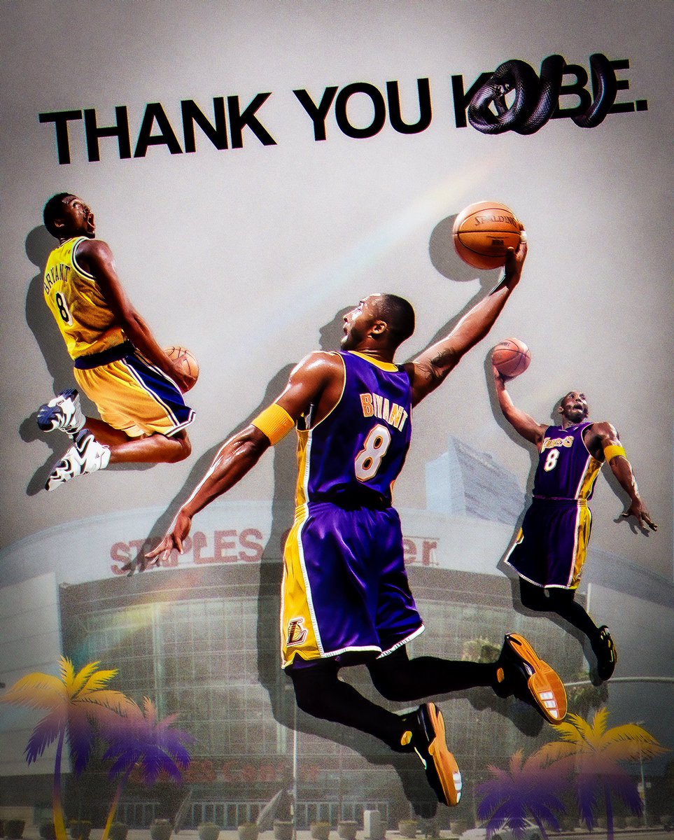 THANK YOU KOBE. #mamba