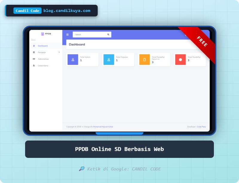 candil_kuya's tweet image. Aplikasi PPDB Online SD PHP Native
#candilkuya #candilcode