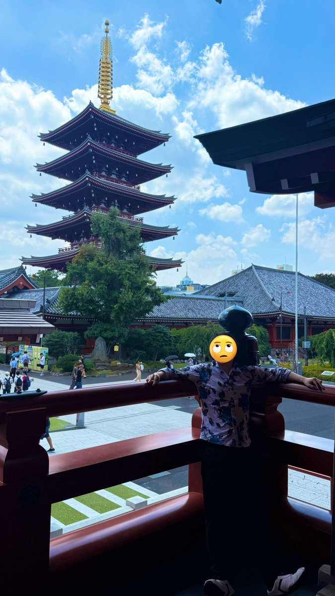 10年振りぐらいに浅草来たけど楽しかった🍧⛩