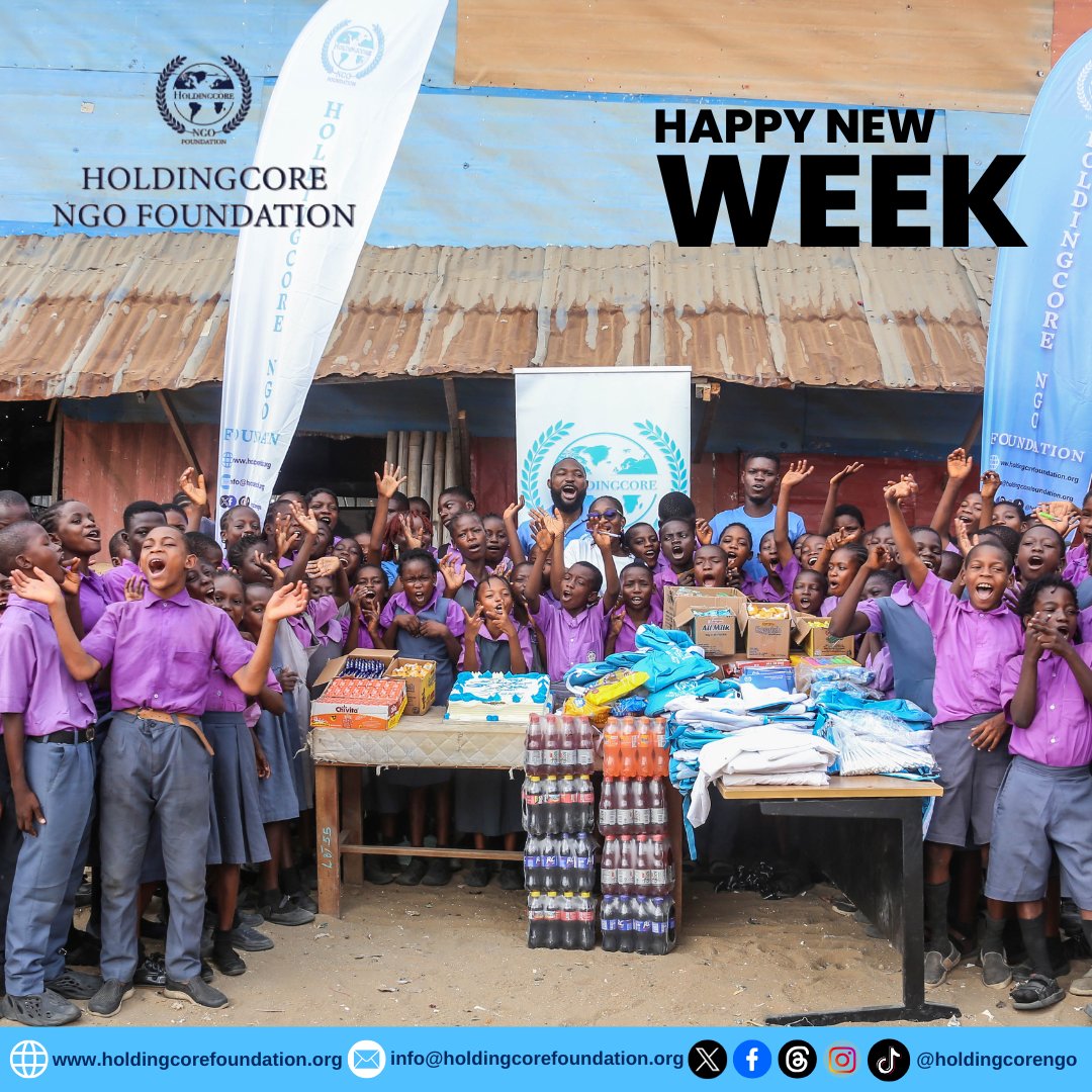 Holdingcorengo's tweet image. Happy new week! Let&apos;s make it a great one. 

 #NewWeek #HoldingcoreEMPFoundation #GoGetIt #PositiveEnergy #NewOpportunities #LetsGo