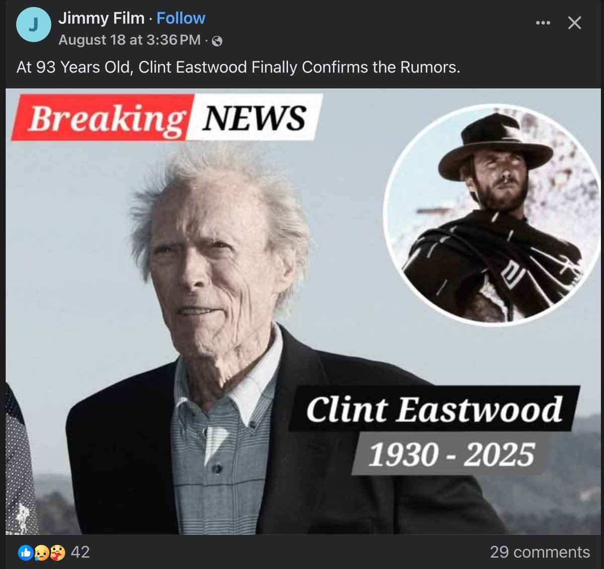 Jeremy Allison Art (@jallison_art) on Twitter photo clint eastwood himself has confirmed the rumors that he himself is dead clint eastwood himself has confirmed the rumors that he himself is dead