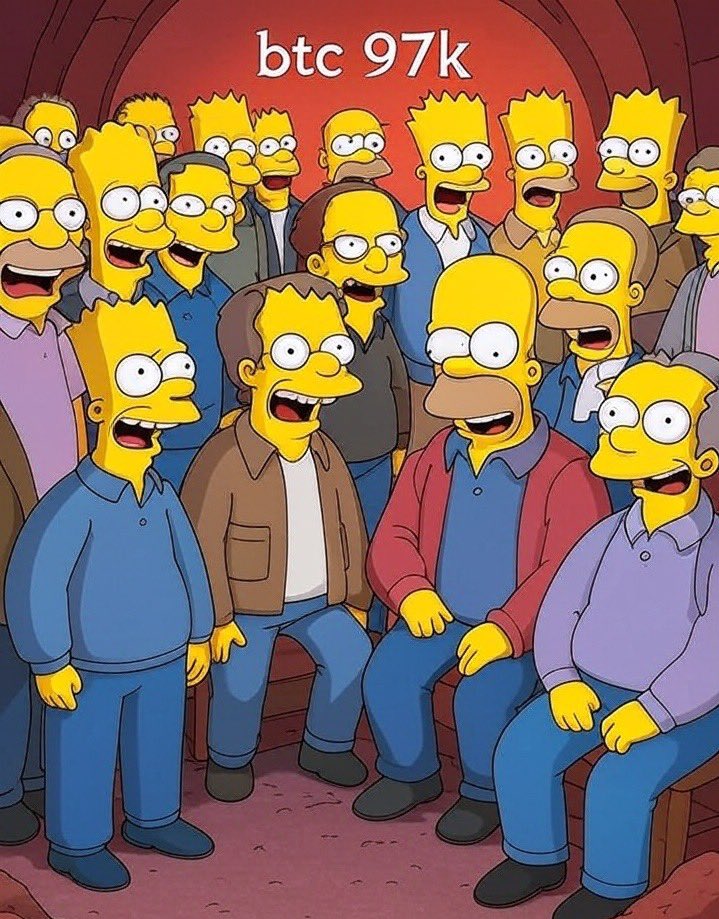 Kripto Simpsons (@kriptosimpsons) on Twitter photo kripto simpsonlar’ın büyük kehaneti:
10 gün içerisinde #bitcoin 97k$’ya düşecek. kripto simpsonlar’ın büyük kehaneti:
10 gün içerisinde #bitcoin 97k$’ya düşecek.