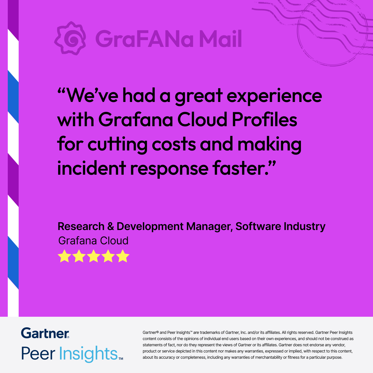 Saving money 💰 and shaving down MTTR ⏱️? #Grafana Cloud understood the assignment. 

Read the full 5-star <a href="/Gartner_Peer/">Gartner Peer Experiences</a> review: gtnr.it/4jBtDE0