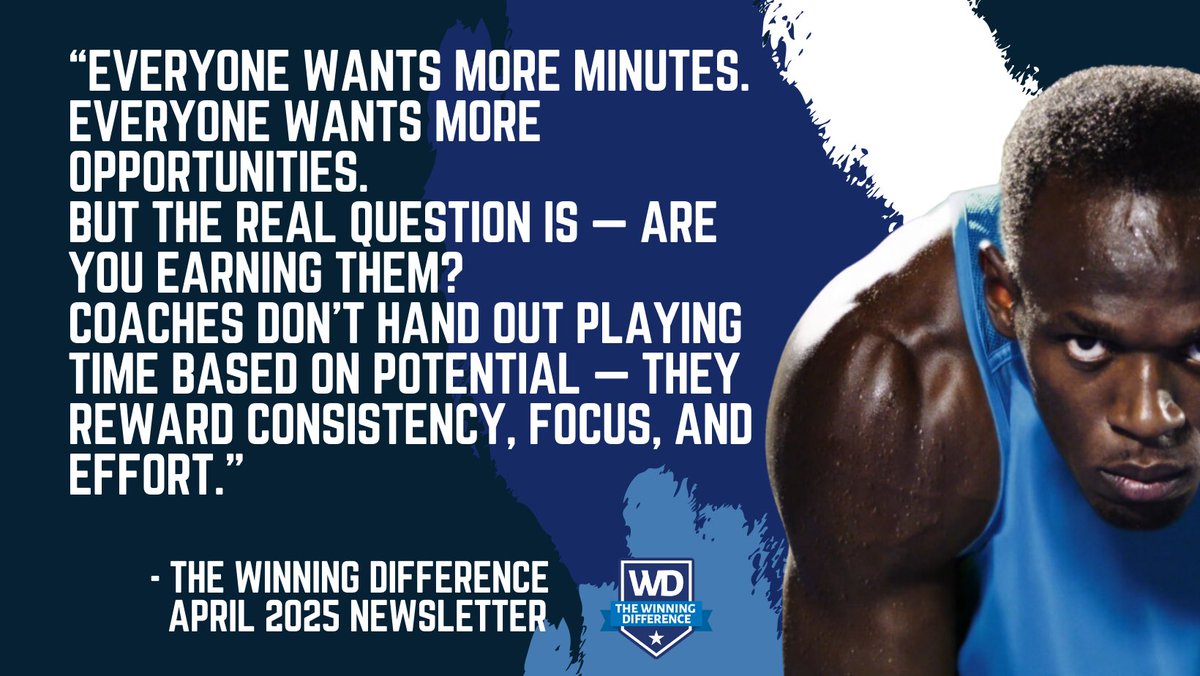 Playing time isn’t a gift; it’s a receipt.  
Receipts that get printed at practice.
If you haven’t made your practice time count, don’t try to count your playing time.