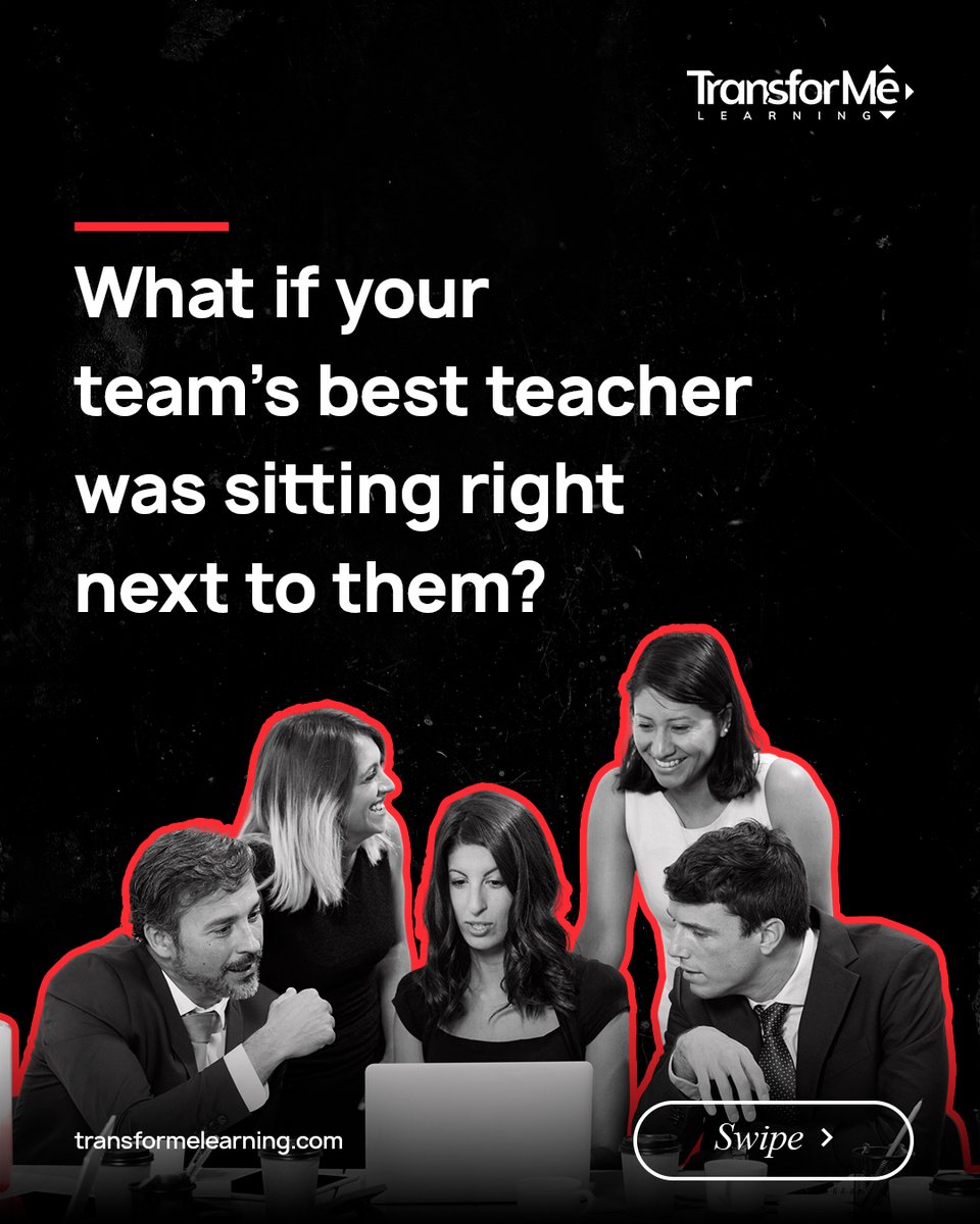 learningwithTMe's tweet photo. The most overlooked source of #LearningCulture isn’t formal training. It’s the knowledge already inside teams. #PeerToPeer sharing and #Collaboration turn everyday lessons into growth. What’s one skill you’ve learned directly from a teammate? #FutureOfWork https://t.co/bWqvOfnodr