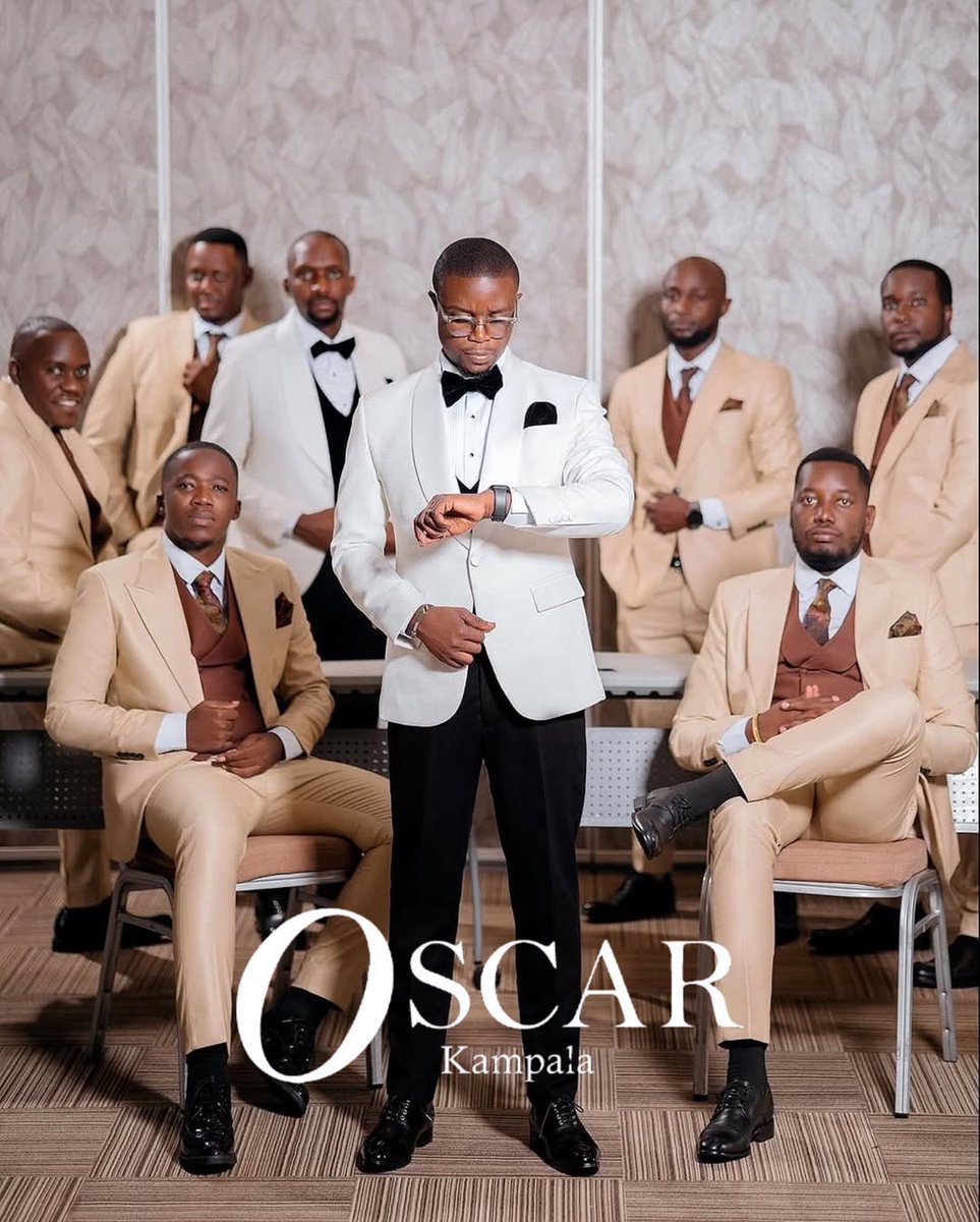 An Oscar kampala  Suit is part of the Grace you need for a Blessed Marriage 

congs <a href="/bamulanzeki/">Nicholas Bamulanzeki</a> for wearing Oscar kampala for your wedding 💒 day ❤️🙏🏼

call or wtsapp +256 709 595 520.
