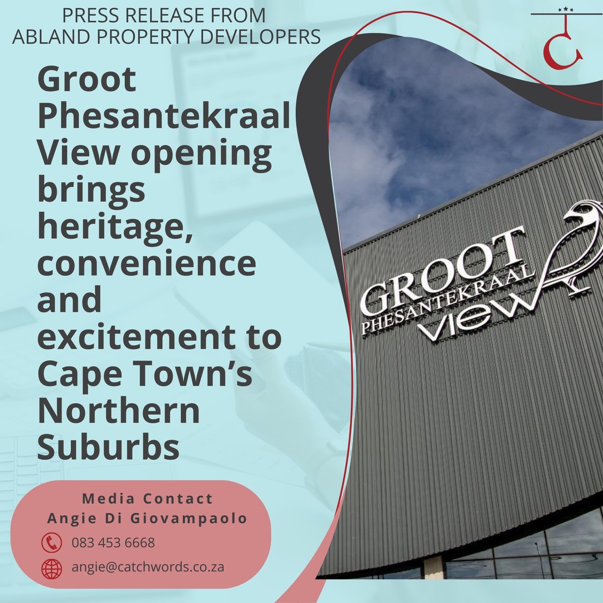 WriteCatchwords's tweet image. The much-anticipated Groot Phesantekraal View in Durbanville officially opened its doors, bringing an exciting new shopping and lifestyle destination to the area 

Read more now: catchwords.prowly.com/420425-groot-p…

#Retail #Opening #Mall #GrootPhesantekraalView #Durbanville