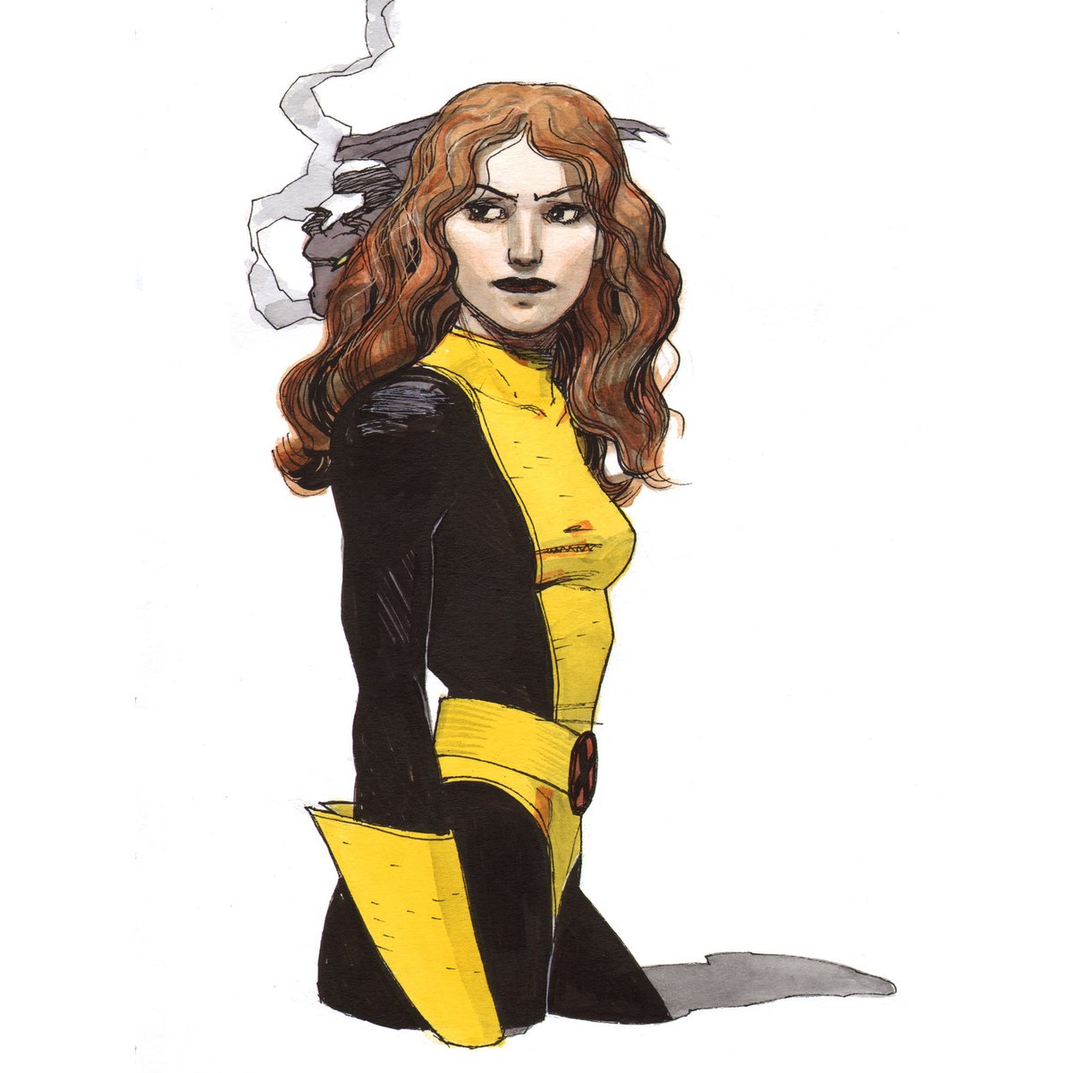 2013 KITTY PRYDE color version
ink+watercolor+ecoline
#xmen #marvelcomics #marvel #kittypryde
