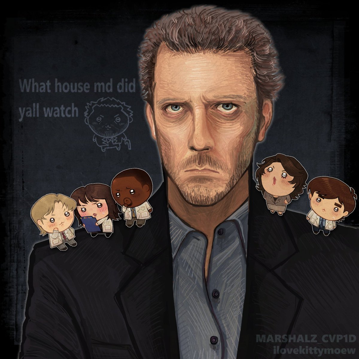 ilovekittymoew's tweet photo. helo i am fore years old and this is my first house md fanart #HouseMD #housetwt #gregoryhouse https://t.co/kpikyxBSsu