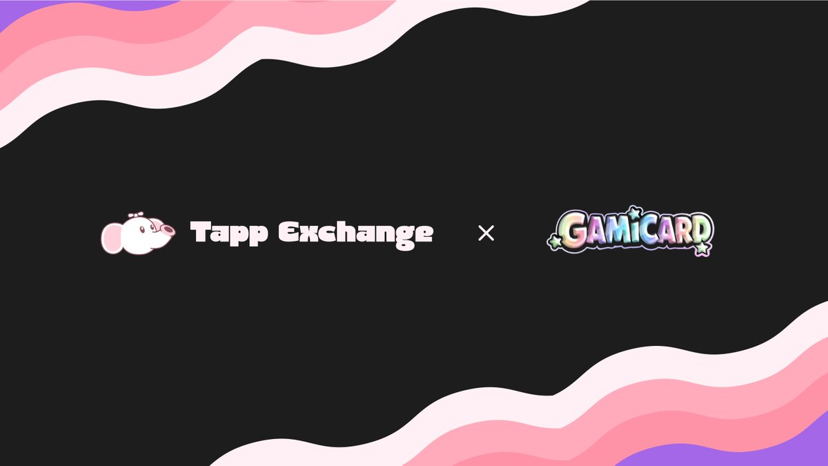 🚨 Partnership Announcement: Tapp Exchange x <a href="/Gamicard_io/">Gamicard</a> 🚨

We’ve teamed up with <a href="/Gamicard_io/">Gamicard</a> to bring you free cards!

🎁 10 x Fortune Cards up for grabs!

To enter:
1️⃣ Follow <a href="/TappExchange/">Tapp Exchange</a> + <a href="/Gamicard_io/">Gamicard</a>
2️⃣ Like &amp; repost this tweet
3️⃣ Comment your wallet below