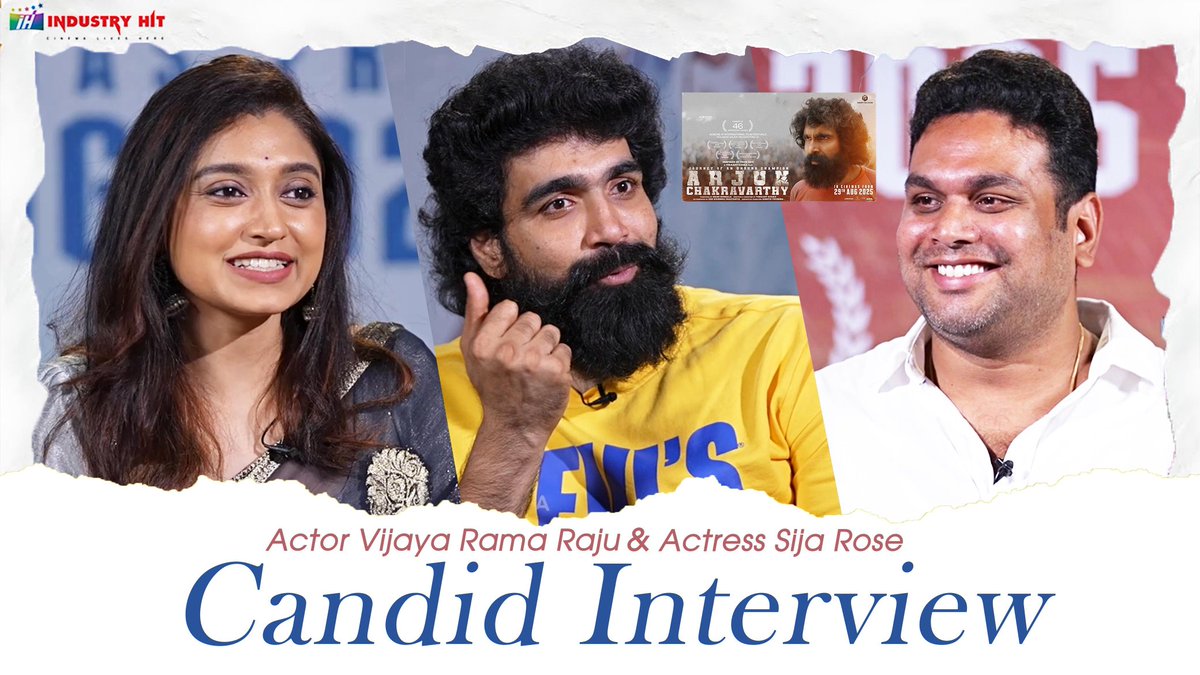 #ArjunChakravarthy Lead Pair <a href="/vijayaramaraju_/">Vijaya Rama Raju</a> &amp; #SijaaRose Candid Talk with <a href="/ShivaKumarB22/">Shiva Kumar B</a> about their upcoming film and many others

👉🏻 youtu.be/TPgJF-M440M?fe…

#ArjunChakravarthyOnAUG29th 

<a href="/vikrantrudra7/">Vikrant Rudra</a>  <a href="/GubbalaRao/">Srini Gubbala</a> <a href="/GannetCelluloid/">Gannet Celluloid</a> @harshroshan7 <a href="/daya4feb/">K DAYANANDA REDDY</a> <a href="/vickeyv91/">vickey</a>