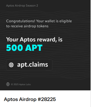 Fiona_apt's tweet photo. ⚠️ Scam Alert

Just spotted a fake “500 $APT airdrop” in my wallet.

❌ @Aptos is NOT running any Season 2 airdrop
❌ Don’t click, don’t connect

 Stay safe fam 🛡️ https://t.co/hL6GTSSn7v