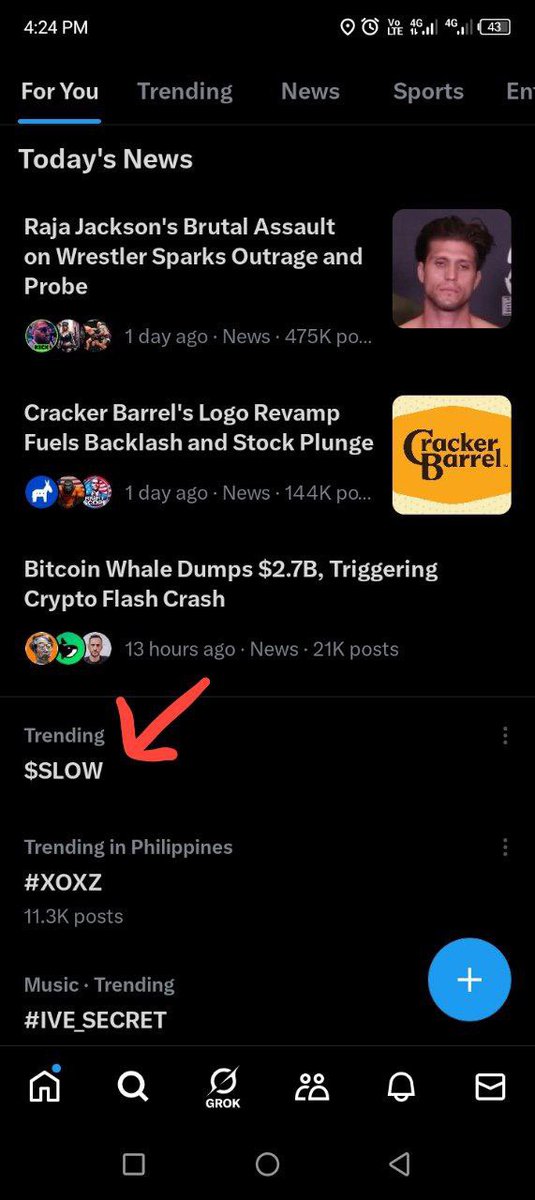 certifiedsei's tweet image. $SLOW TRENDING AGAIN