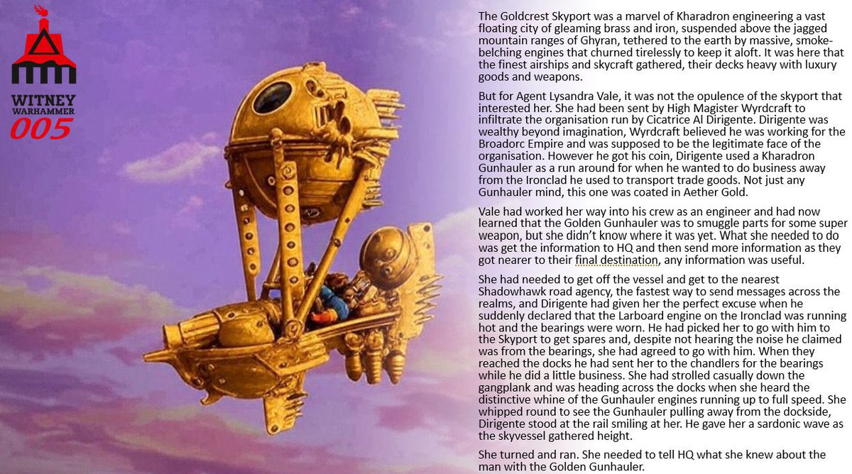 On High Magisters Secret Service Lore - Episode 4

The Man With The Golden Gunhauler

WW005