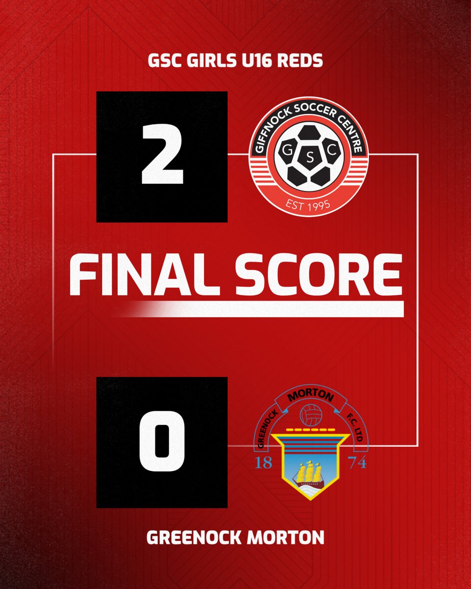 Check out some of our favourite results from the weekend 😎 

✅ GSC Women 5-0 Benburb
✅ GSC Amateurs Reds 3-1 Westerlands
✅ GSC 2012s 3-1 St Cadoc's Athletic
✅ GSC Girls U16 Reds 2-0 Morton

#gscfamily