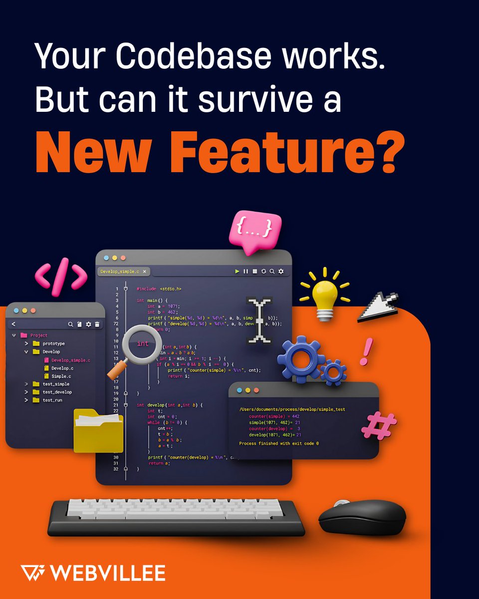 Webvillee_Tech's tweet image. New features shouldn’t feel like walking on glass.
We help you modernize with confidence.
Not rewrites. Just smart architecture.
#TechDebt #CodeStability #EngineeringLeadership #SoftwareModernization