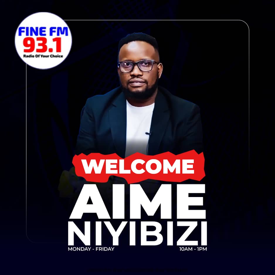 Duhaye Ikaze mu muryango mugari wa Fine FM 93.1, Aime NIYIBIZI umunyamakuru w'imikino. Murugo ni murugo!!