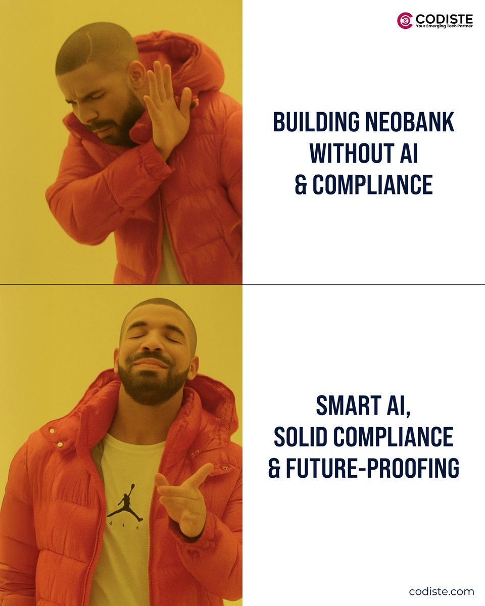 codistepvtltd's tweet image. 𝐈𝐧 𝐟𝐢𝐧𝐭𝐞𝐜𝐡, “𝐠𝐫𝐨𝐰𝐭𝐡 𝐚𝐭 𝐚𝐥𝐥 𝐜𝐨𝐬𝐭𝐬” 𝐰𝐢𝐭𝐡𝐨𝐮𝐭 𝐜𝐨𝐦𝐩𝐥𝐢𝐚𝐧𝐜𝐞 𝐢𝐬𝐧’𝐭 𝐠𝐫𝐨𝐰𝐭𝐡, 𝐢𝐭’𝐬 𝐚 𝐜𝐨𝐮𝐧𝐭𝐝𝐨𝐰𝐧.⏳
Customers won’t remember speed, they’ll remember trust.
👉Your move: bit.ly/3LGfKXD

#Fintech #Neobank #codiste #meme