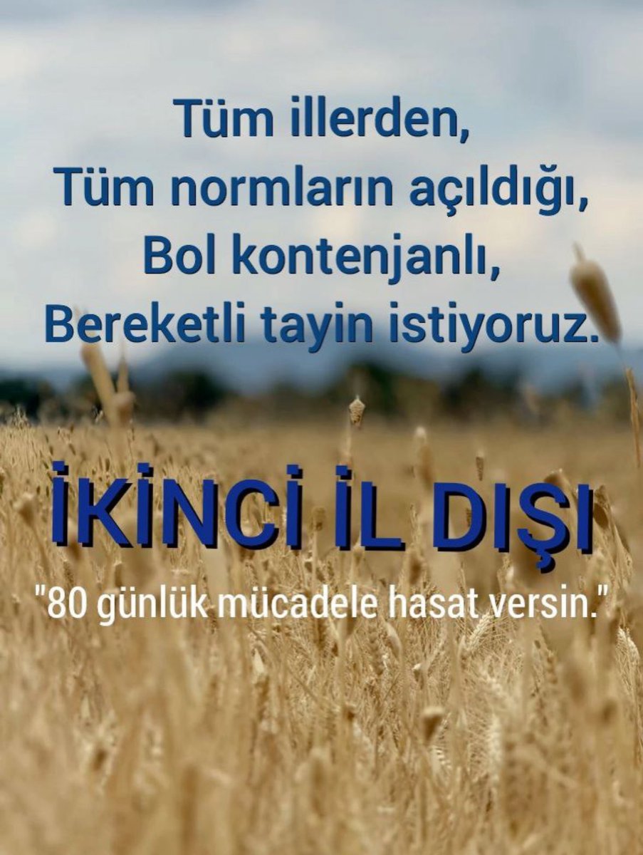 Nrnunlr (@nrnunlr) on Twitter photo <a href="/Yusuf__Tekin/">Yusuf Tekin</a> Sayın bakanım
Tüm normların açıldığı 2. İl dışı takvim müjdesini sizlerden bekliyoruz
#tümboşnormlarİkinciİldışına <a href="/Yusuf__Tekin/">Yusuf Tekin</a> Sayın bakanım
Tüm normların açıldığı 2. İl dışı takvim müjdesini sizlerden bekliyoruz
#tümboşnormlarİkinciİldışına