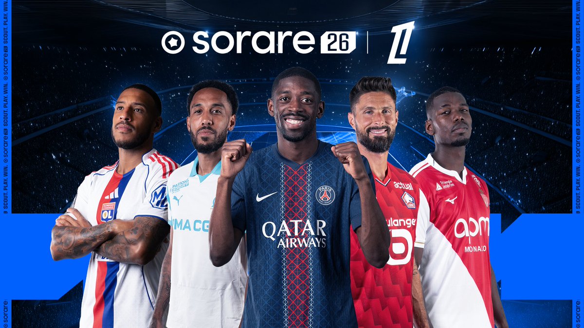 LFPfr's tweet image. SORARE ET LFP MEDIA SIGNENT UN PARTENARIAT INÉDIT

@Sorare, leader mondial du fantasy sport, et LFP MEDIA annoncent un partenariat inédit marquant leur première collaboration officielle.

Communiqué 👉 urlr.me/MszA26