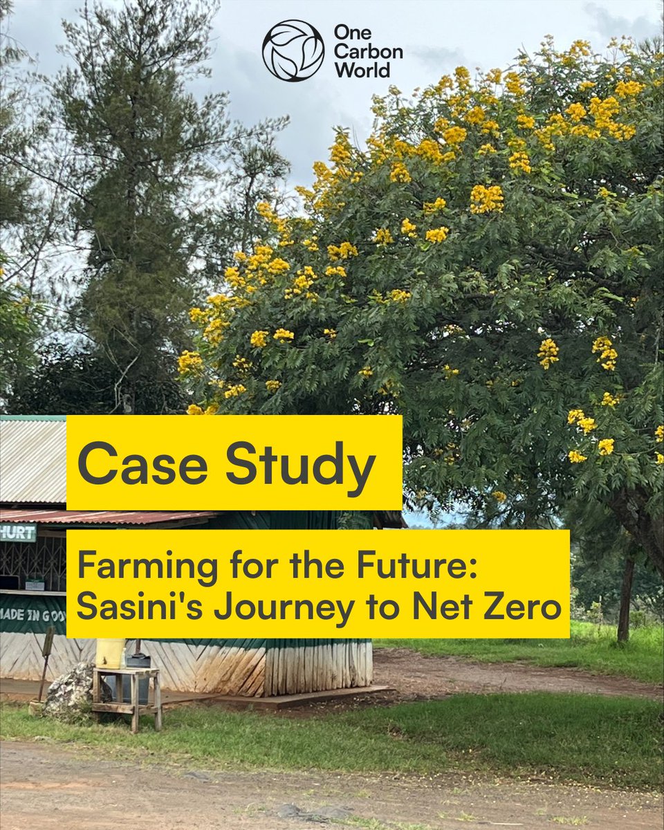We are working with Sasini PLC, one of Kenya’s largest agribusinesses, on their Net Zero journey. This is climate leadership in action. Your organisation could be next. 

APPLY NOW: onecarbonworld.com/apply-for-a-gr… 

 #OCWGrant #Agribusiness #NetZero