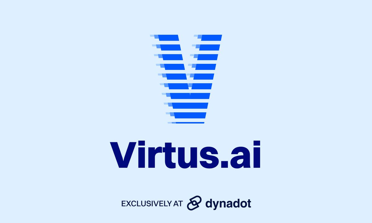 For Sale Exclusively at <a href="/Dynadot/">Dynadot 🦾</a> 

Virtus.ai

A name of strength, excellence &amp; vision.

Rooted in Latin heritage, built for the future.

Timeless. Bold.

DM to acquire.

#VirtusAI #AI #PremiumDomains #Startups #EthicalAI #DefenseTech #Branding