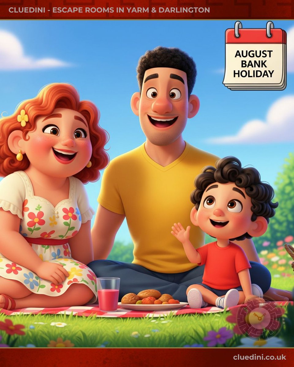 Happy August Bank Holiday! ☀️ Enjoy the long weekend. What are your plans? #Cluedini #BankHoliday #Summer