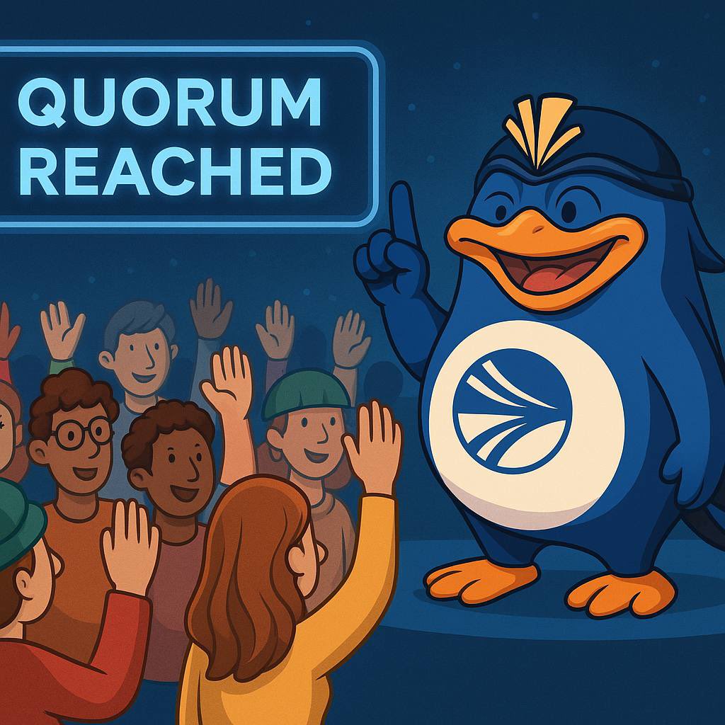 Keng (@kengdaica) on Twitter photo The fact that quorum was reached without validators stepping in speaks volumes.
It shows a level of community maturity where governance no longer depends solely on the largest players.
This marks a turning point for <a href="/SonicLabs/">Sonic Labs</a>: decentralization is not just about The fact that quorum was reached without validators stepping in speaks volumes.
It shows a level of community maturity where governance no longer depends solely on the largest players.
This marks a turning point for <a href="/SonicLabs/">Sonic Labs</a>: decentralization is not just about