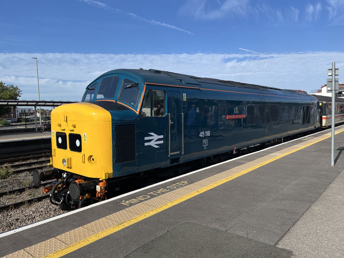 I’m on the Western Wanderer tour today. D213 down to Gloucester and now 45118 to Bristol.