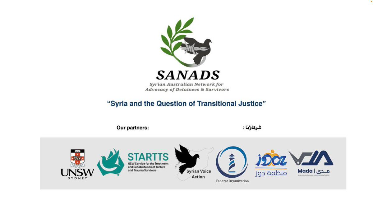 Mo_Al_Fares's tweet photo. 🌍 Survivors &amp; families of the disappeared spoke with courage at @UNSW  Sydney’s “Reimagining Syria After Assad” conference.

⚖️ Assad may be gone, but without truth &amp; justice, Syria has no future.

🕊️ No Justice Without Truth.

#Syria #Justice #HumanRights #SyrianVoices https://t.co/NcPOoLWC0b
