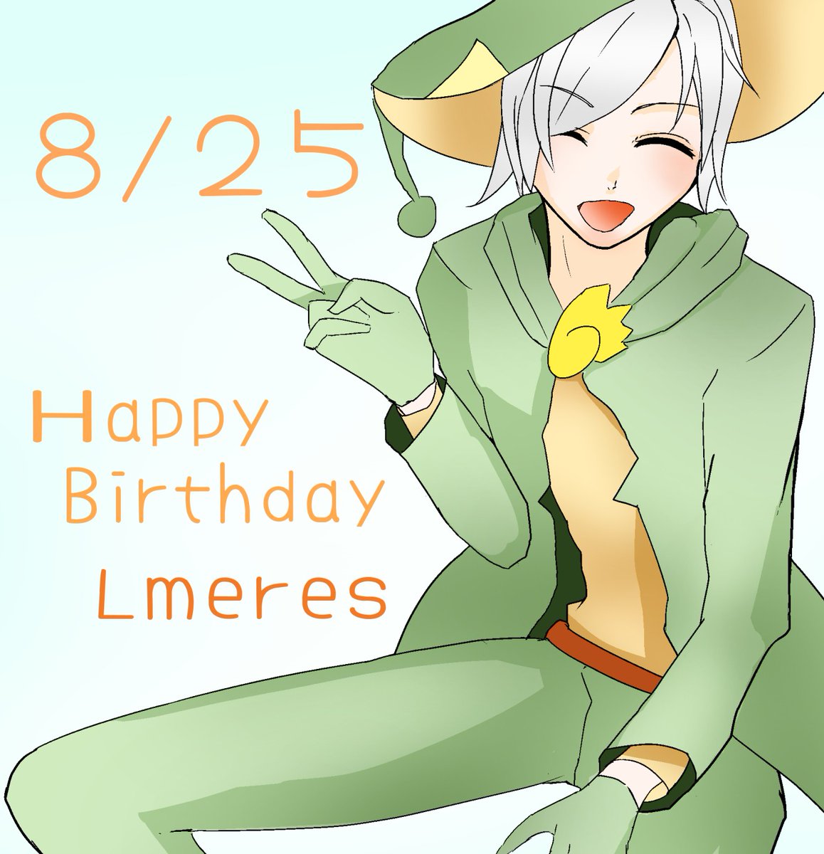 #レムレス生誕祭2025 
#レムレス生誕祭
優しくてカッコよくて、でもどこか面白くて可愛い
レムレスが大好きです！
お誕生日おめでとうございます。
お祝い絵、間に合う様に大急ぎで描きました...!