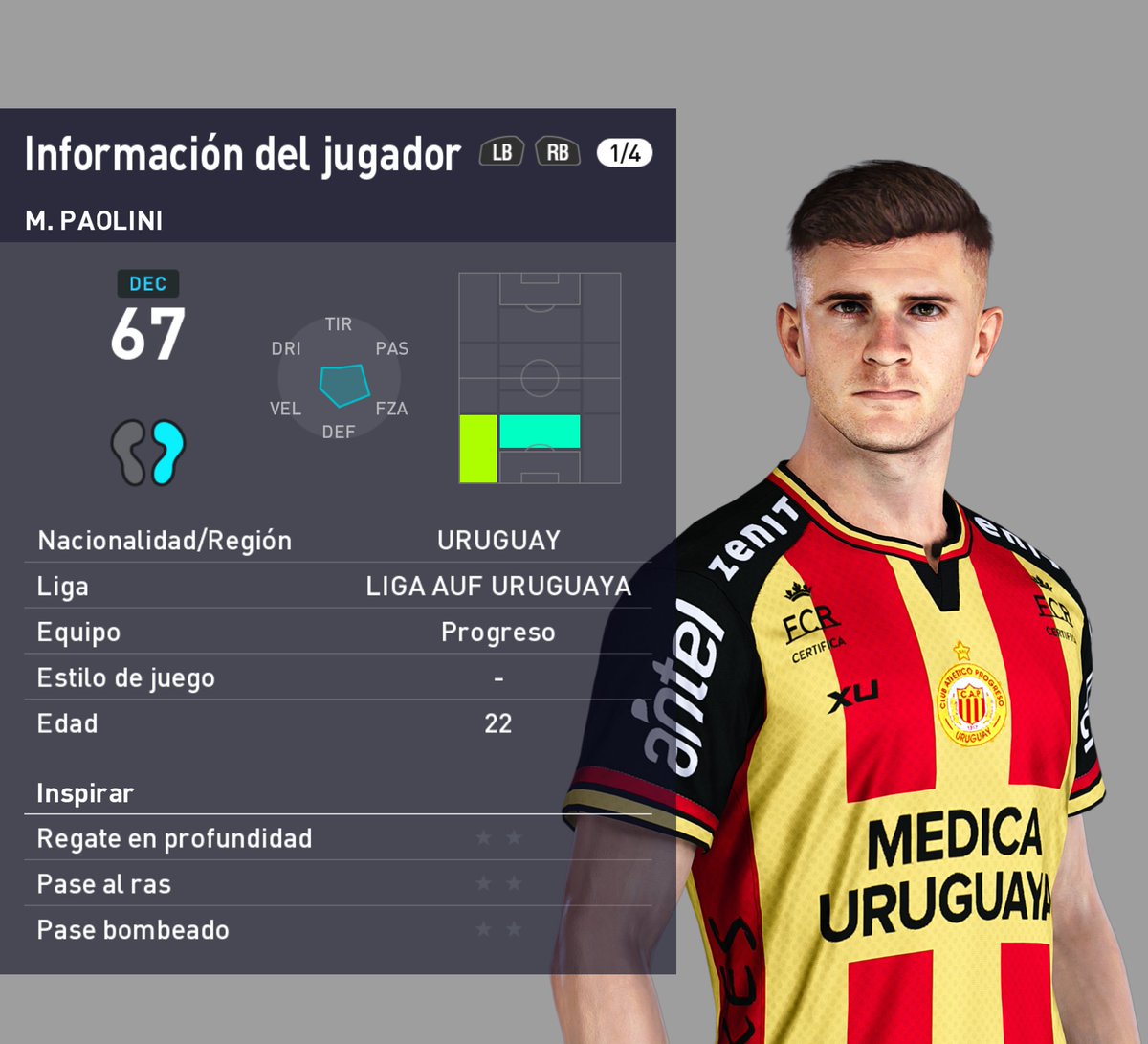 Marcos Paolini - PES 2021 PC

By_FabriFacemaker

Kit <a href="/XavierLassaga/">Xavier Lassaga</a> 

#Paolini #MarcosPaolini #Progreso #PES #PES2021 #CampeonatoUruguayo