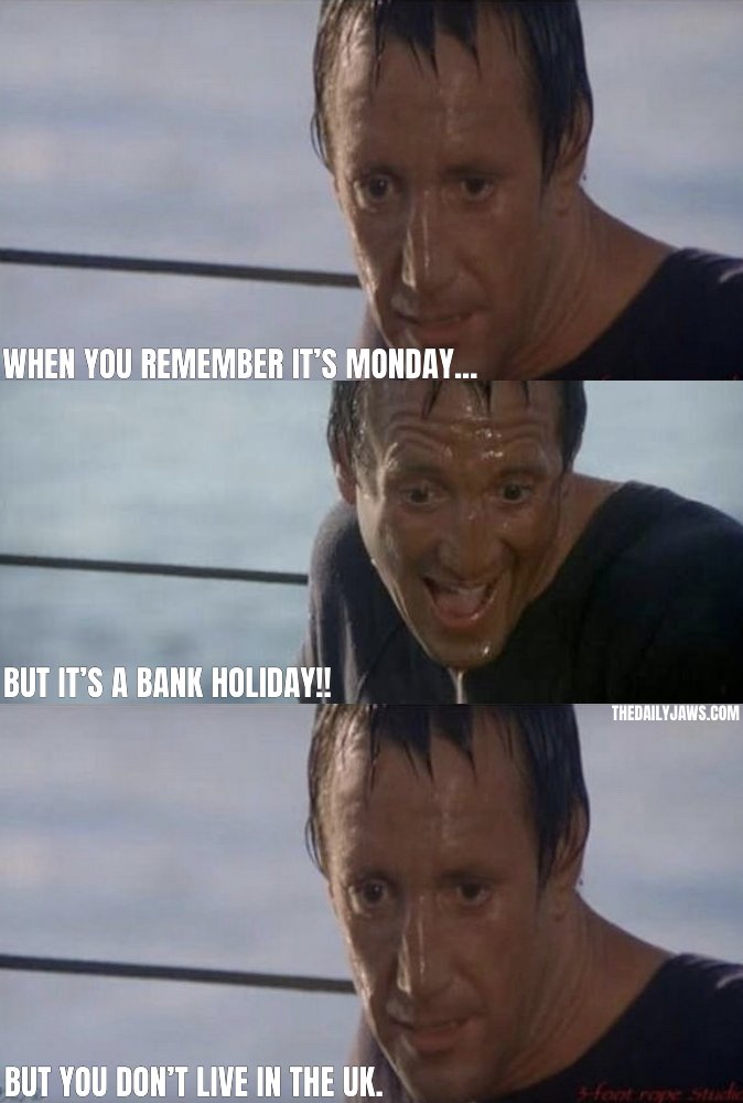 The bank holiday has started and the people are having a wonderful time!