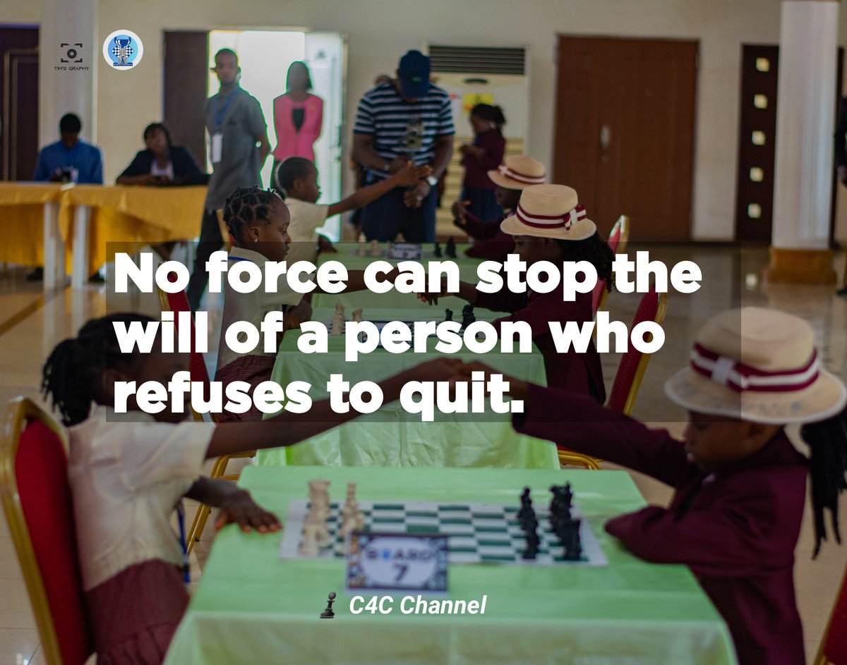 Chessforchamps's tweet image. 🌱 No force can stop the will of a person who refuses to quit. Progress may be slow, but every step forward counts. Keep moving - consistency wins.
✨ Have a productive week ahead.
- C4C Community MGT