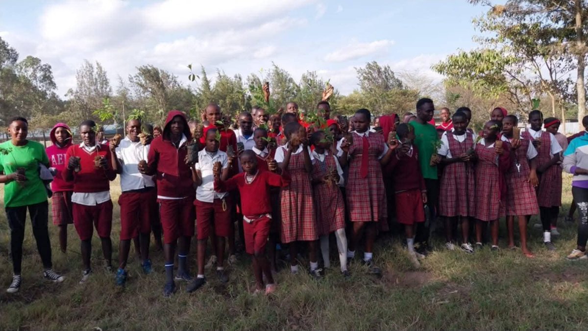 Armstrong Ongera (@armstrongongera) on Twitter photo <a href="/1BillionTreesC/">1 Billion Trees Challenge</a> at Masa Entare Primary School in Narok. Reforestation involves planting new trees in areas that have been degraded or destroyed by human activities such as logging, mining or wildfires.Β Β
Volunteer or Get Involved:
E-mail:Β 1BillionTreesChallenge@gmail.com <a href="/1BillionTreesC/">1 Billion Trees Challenge</a> at Masa Entare Primary School in Narok. Reforestation involves planting new trees in areas that have been degraded or destroyed by human activities such as logging, mining or wildfires.Β Β
Volunteer or Get Involved:
E-mail:Β 1BillionTreesChallenge@gmail.com