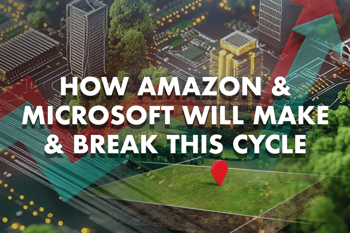 When it gets to this late stage of the current 18.6-year Real Estate Cycle, there's one sector of real estate you simply have to watch.

That's commercial real estate.

If you do, then you'll notice just how much dislocation the tech giants like Microsoft and Amazon are having on
