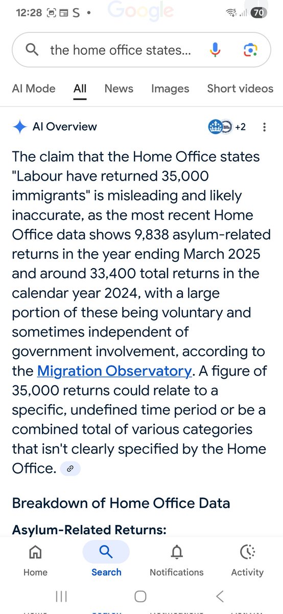 <a href="/ukhomeoffice/">Home Office</a> We don't want 'will be' we want 'have been' and don't want the usual rhetoric of 35,000 being sent back, like the black hole there is a sell by date to these statements