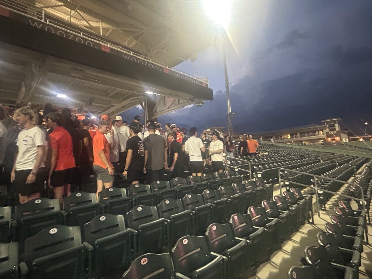 TimMontez's tweet photo. OUAZ Baseball Program Welcome Back Meeting at Surprise Stadium… Lots of new faces… lots of new coaches. Lots to look forward to with God leading the way. #SpiritLedOthers1st👊🙏⚾️ https://t.co/pc7F9bWYcO