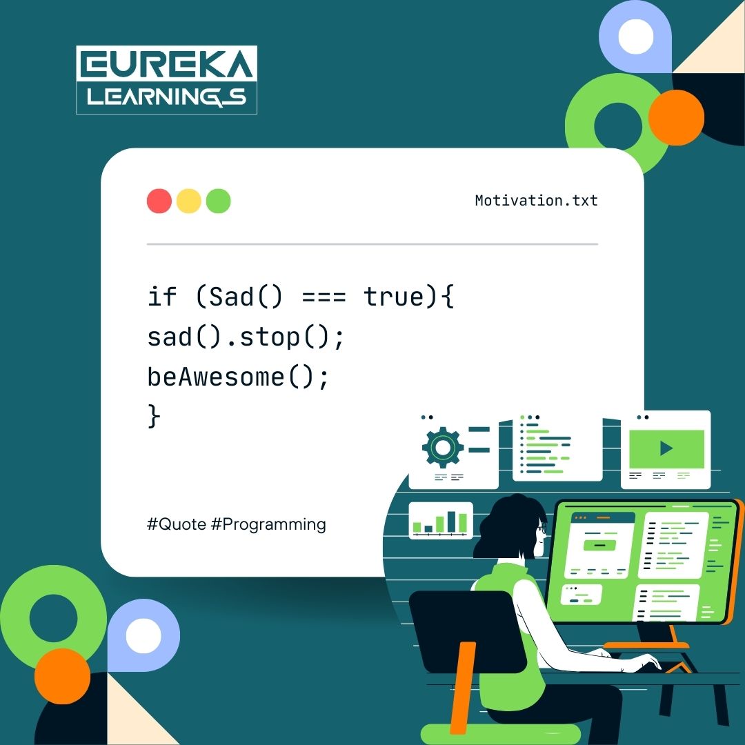 ELS_India's tweet image. Debug your mood like your code! 💻✨
If sad, just stop(); and call beAwesome(); 🚀
#Programming #CodeMotivation #EurekaLearnings