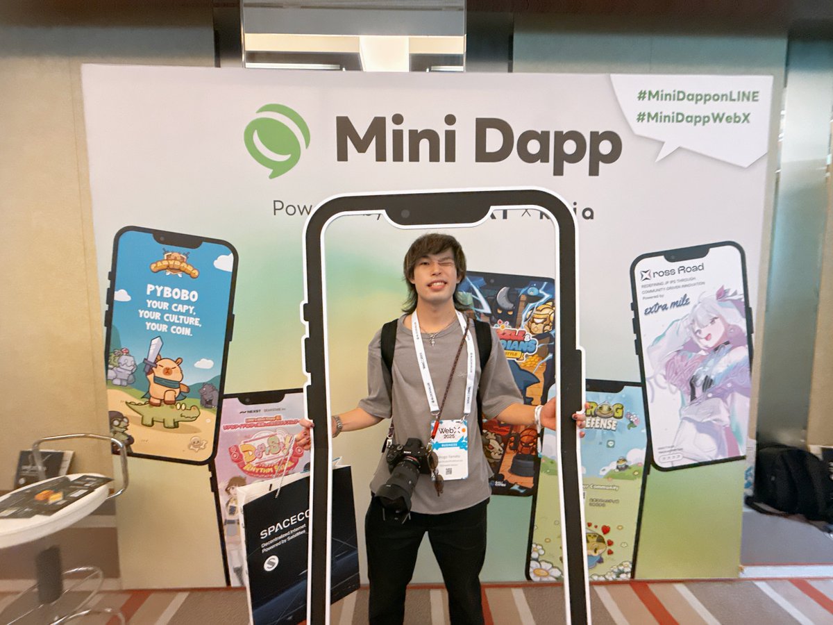 yamasho_rivique's tweet photo. 何やら撮ってもらいました
#MiniDappsonLINE #MiniDappWebX https://t.co/W6xIiU3yOK