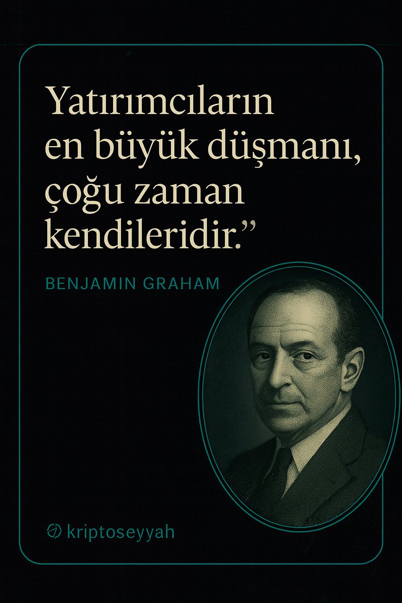 Hayırlı Sabahlar

İnsanlar çoğu zaman duygularıyla hareket eder:
Korku → Piyasa düştüğünde panik satış yaparlar.
Açgözlülük → Piyasa yükselirken daha da kazanmak için aceleyle yüksek fiyattan alım yaparlar.
Sabırsızlık → Uzun vadeli stratejilere bağlı kalamazlar.
Özgüven