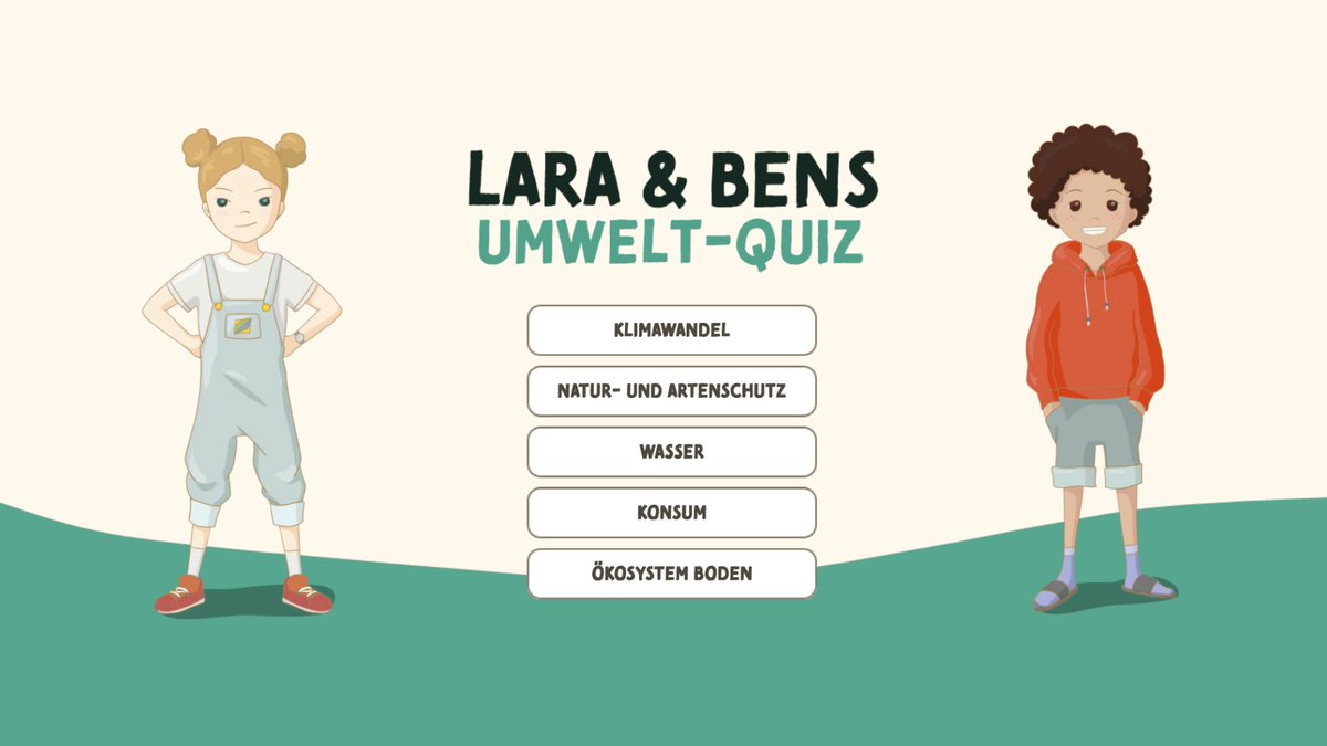 achtQuark's tweet photo. Wir bringen Wissen spielerisch näher: Drei neue Quiz für Lara &amp; Ben.
Die Kinder Webseite Lara &amp; Benn des Bayerischen Umweltministerium hat drei neue Quiz erhalten.
Mehr zum Projekt bei uns:
https://t.co/0gBhRLxHhn https://t.co/obEnUAlto9