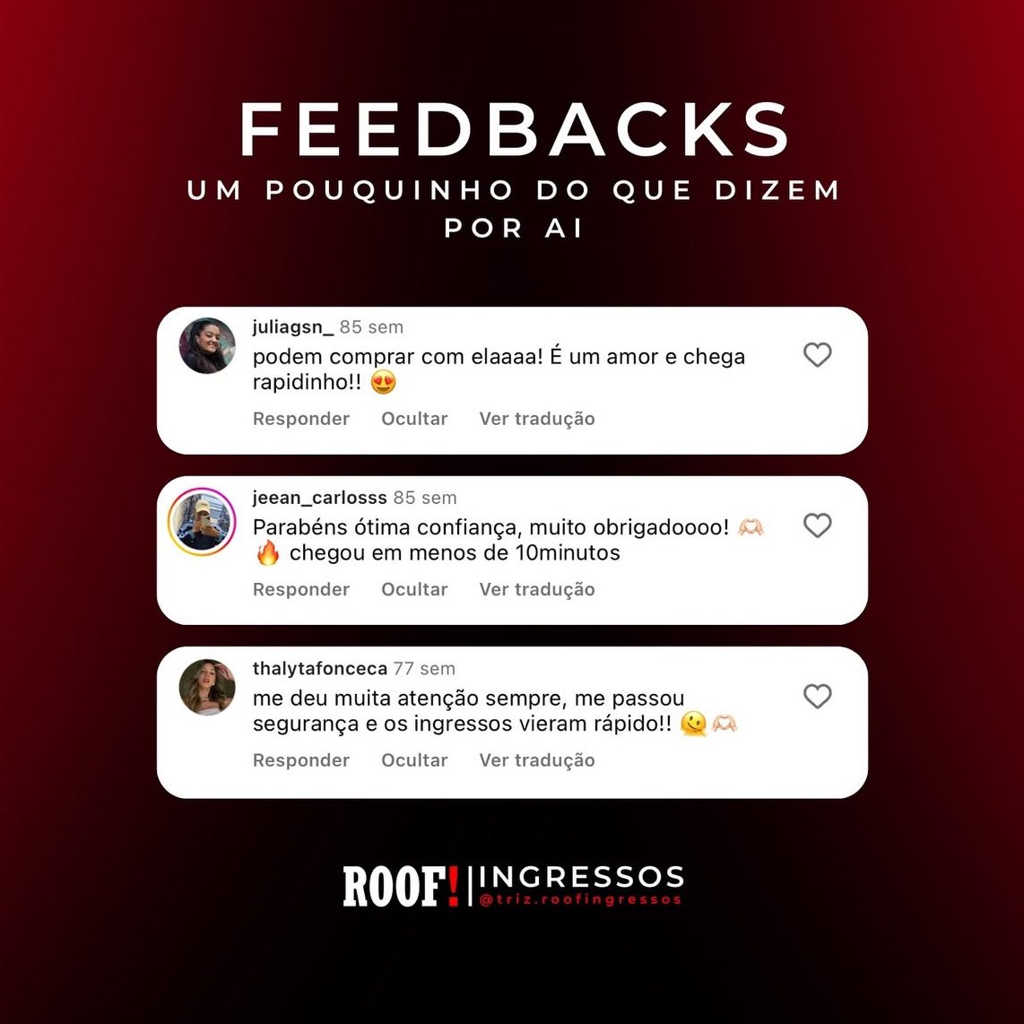 triz ‼️ | ROOF! produtora tweet media
