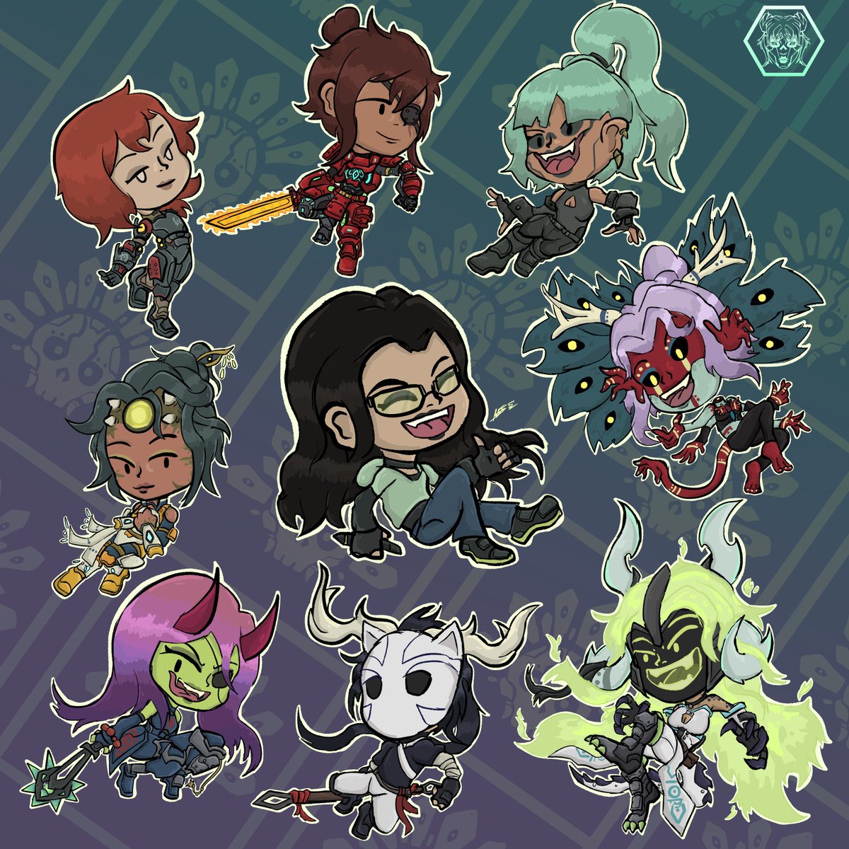 Hace muy poco fue mi cumpleaños y hice este lindo dibujo con varios ocs, espero ustedes también puedan disfrutarlo