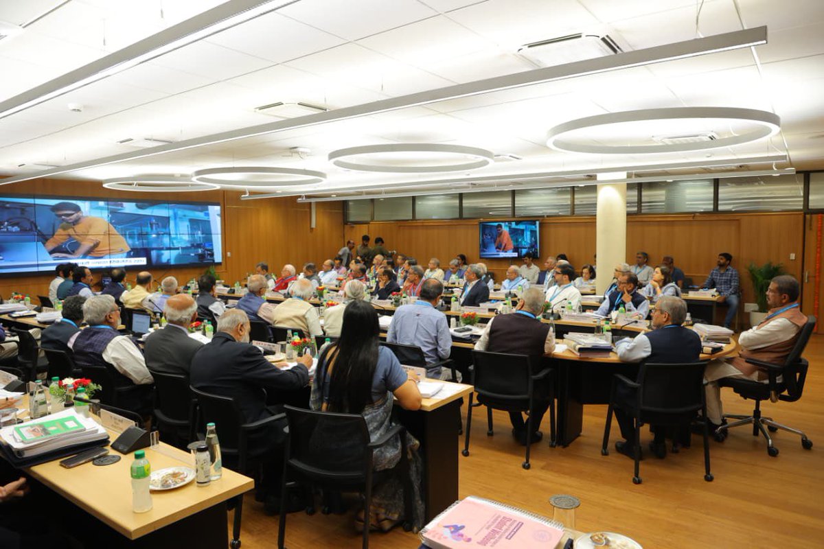 Pleased to chair the 56th IIT Council Meeting to take stock of the academic progress and chart the roadmap for the next 25 years, particularly for making our IITs more inclusive, research-driven, aligned to the needs of the 21st century and how these prestigious institutions will